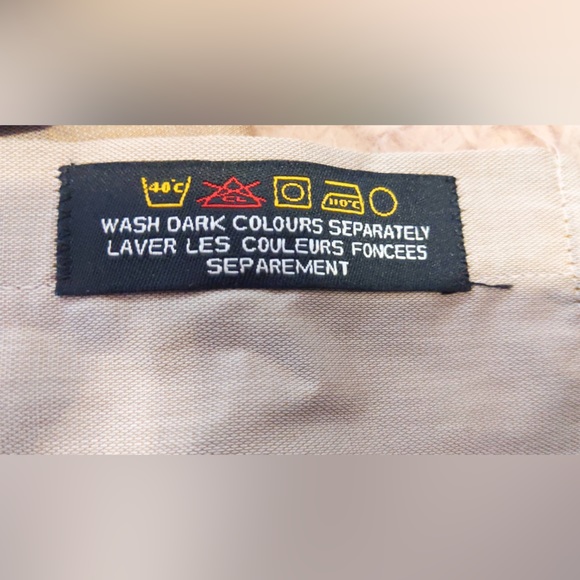 Alfred Sung Beige Button Up - Picture 3 of 4